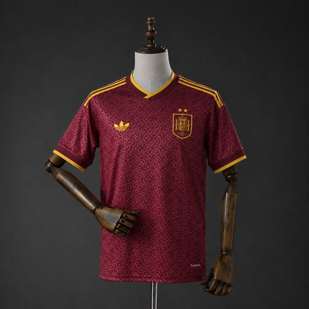Camisola Espanha 2026 Edição Especial 2 Estrelas Vermelha - Vista 1