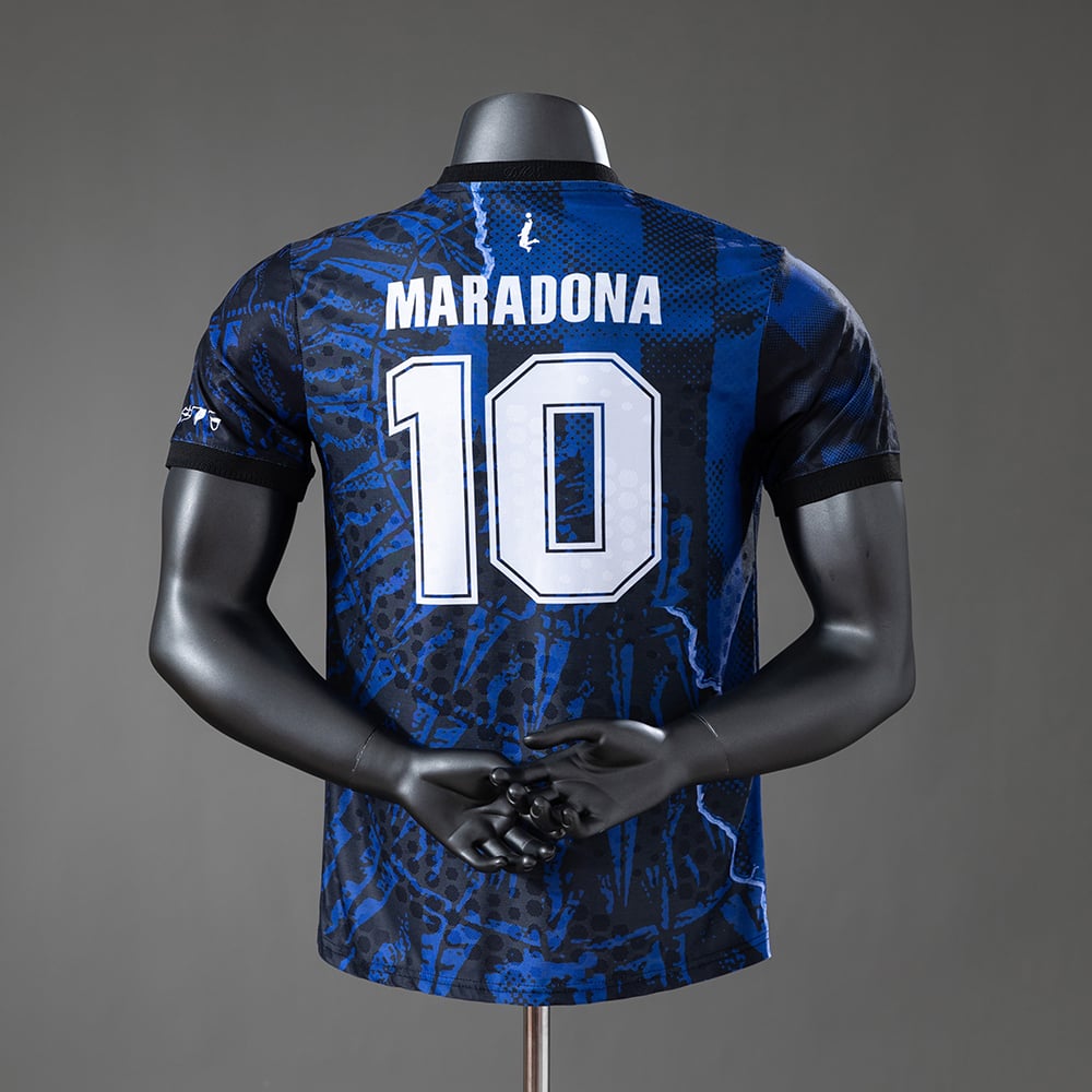 Camisola Edição Especial Maradona #10 Argentina Azul Versão Jogador - Vista 2
