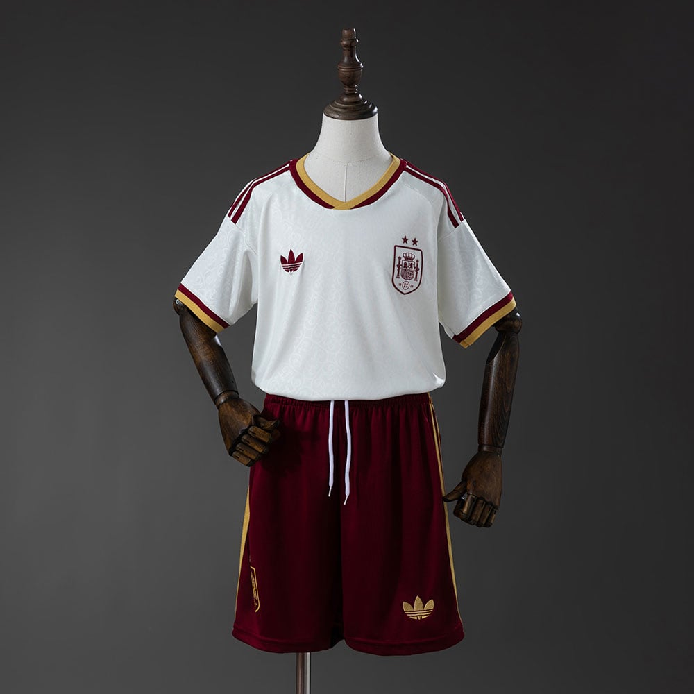 Equipamento Criança Espanha 2026 Fora Edição Campeão 2 Estrelas - Vista 1