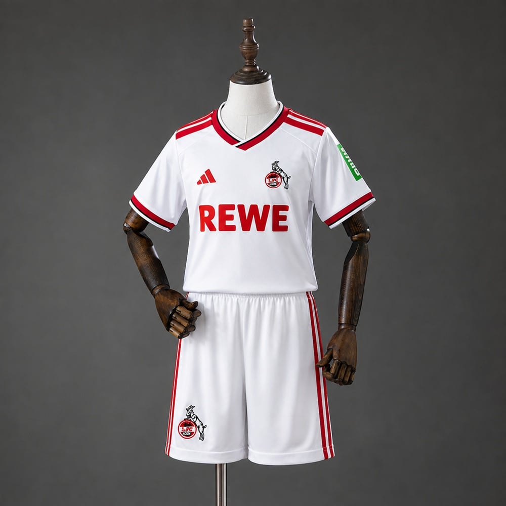 Kit Criança FC Köln 2026/2027 Principal - Vista 1