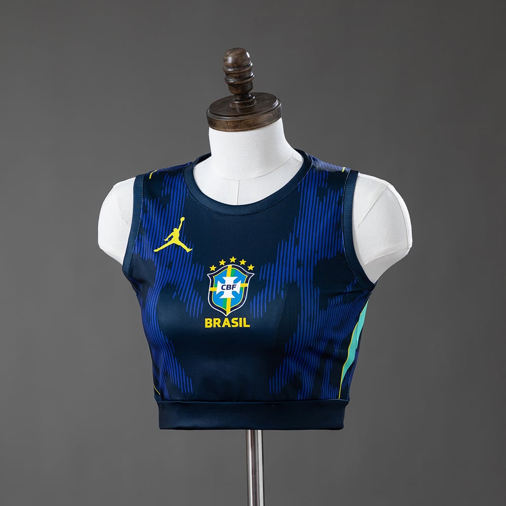 Camisola Fora Brasil Crop Top Tank Top Feminina 2026 - Vista 1