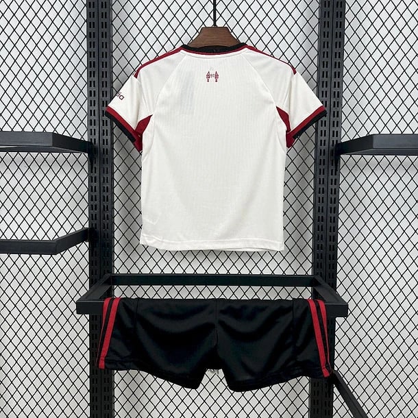 Kit Criança Liverpool Alternativa 2025/26 - Vista 2