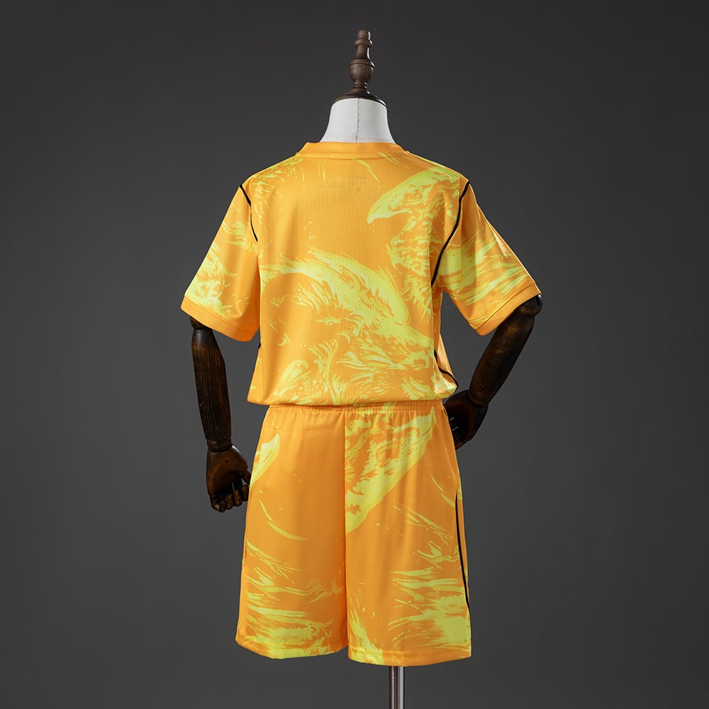 Equipamento Criança Inglaterra 2026 Guarda-Redes Amarelo - Vista 2