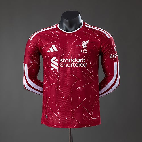 Camisola Liverpool 2026/2027 principal Versão Jogador Manga Comprida - Vista 1