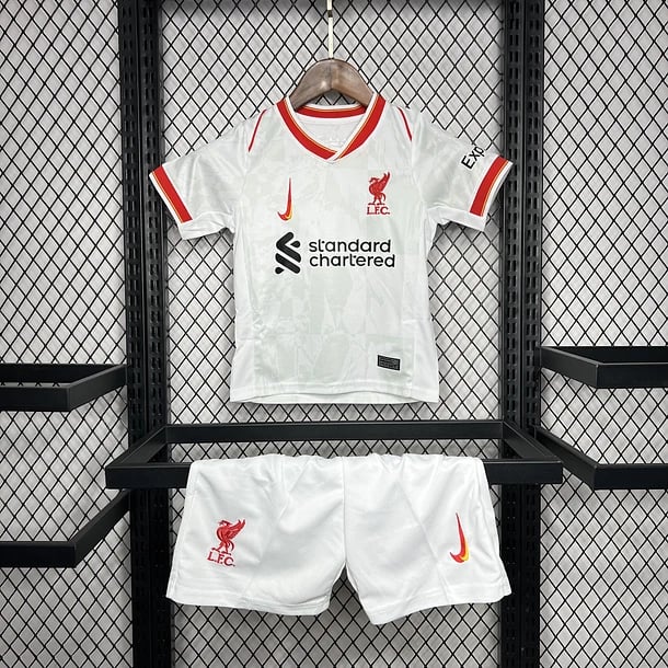 Kit Criança Liverpool Terceiro 2024/25 - Vista 1