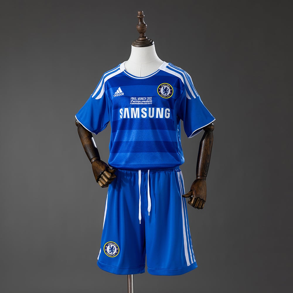 Kit Crianca Chelsea Principal 2012 Champions League - Vista 1
