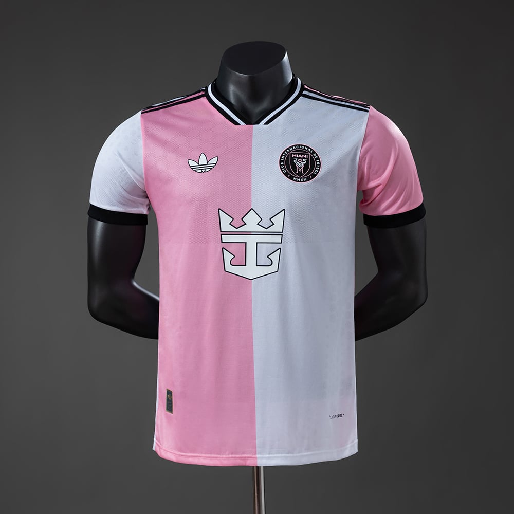 Camisola Edição Especial Inter Miami Rosa e Branco Versão Jogador 2026/2027 - Vista 1