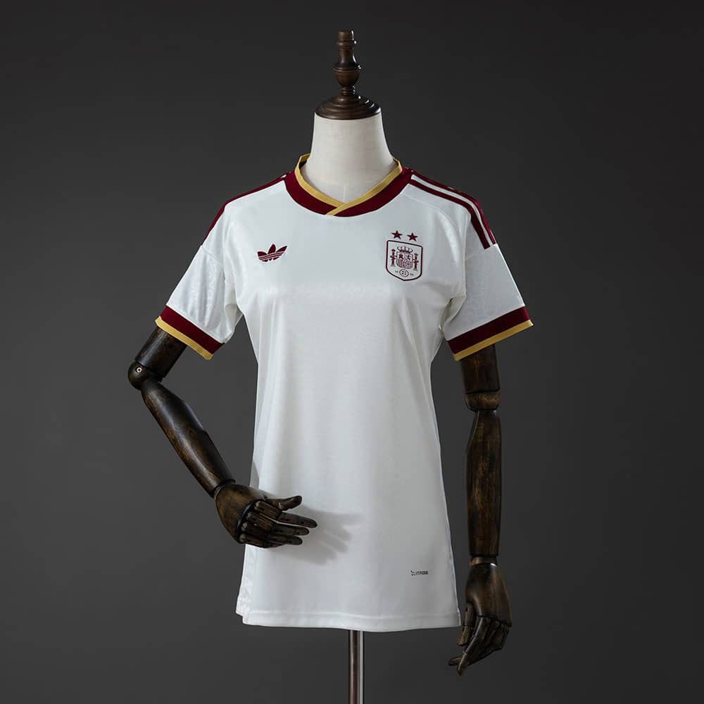 Camisola Espanha 2026 Fora Edição Campeão 2 Estrelas Mulher