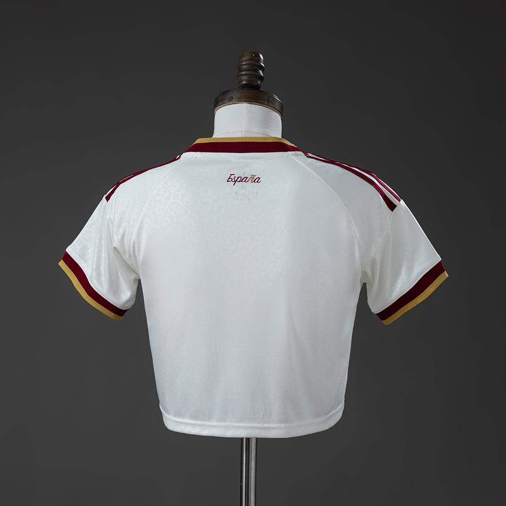 Camisola Espanha 2026 Alternativa Edição Campeã 2 Estrelas Feminina Crop - Vista 2