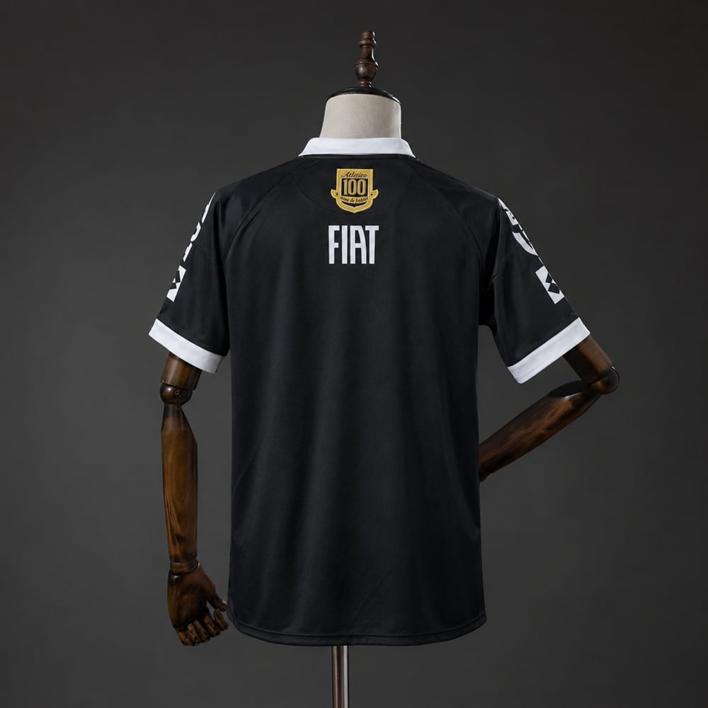Camisola Atlético Mineiro 2008 Centenário Preta - Vista 2