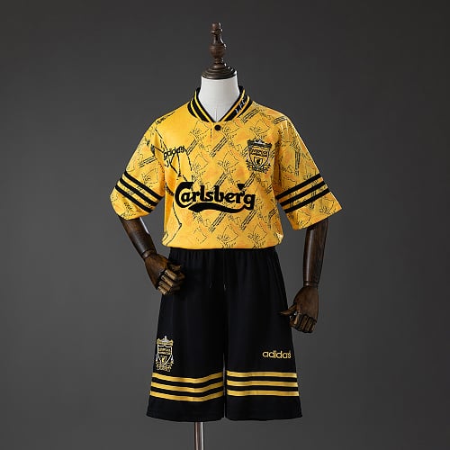 Equipamento Criança Liverpool 1994/1996 Terceiro Equipamento Retro - Vista 1