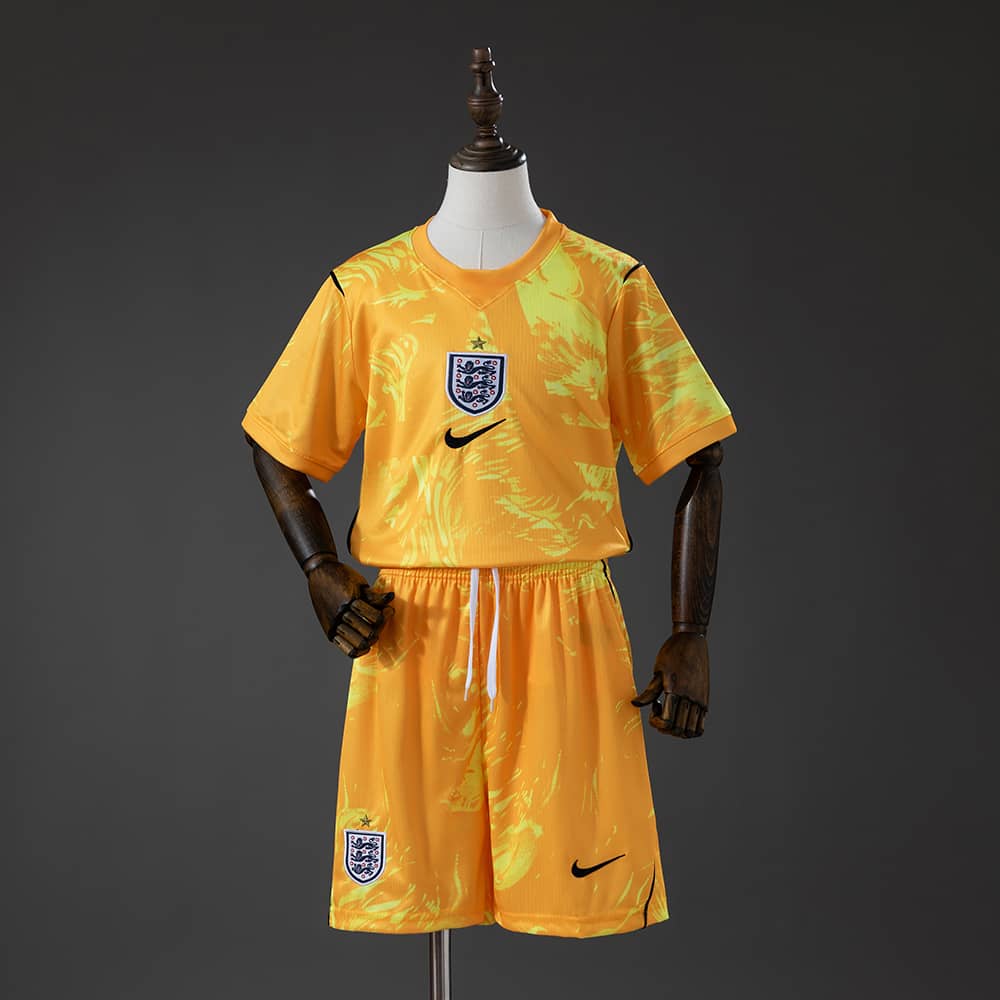 Equipamento Criança Inglaterra 2026 Guarda-Redes Amarelo