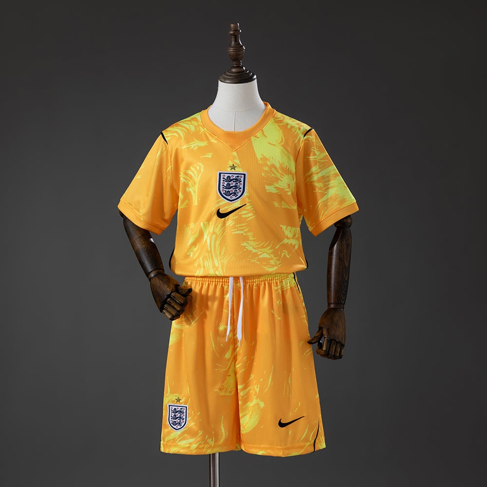 Equipamento Criança Inglaterra 2026 Guarda-Redes Amarelo - Vista 1
