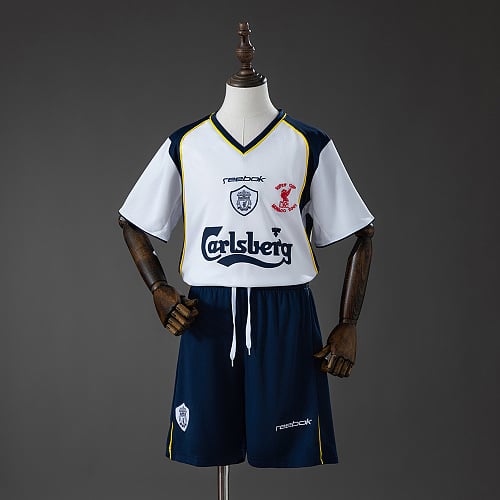 Equipamento Criança Liverpool 2001/2002 Fora Retro - Vista 1