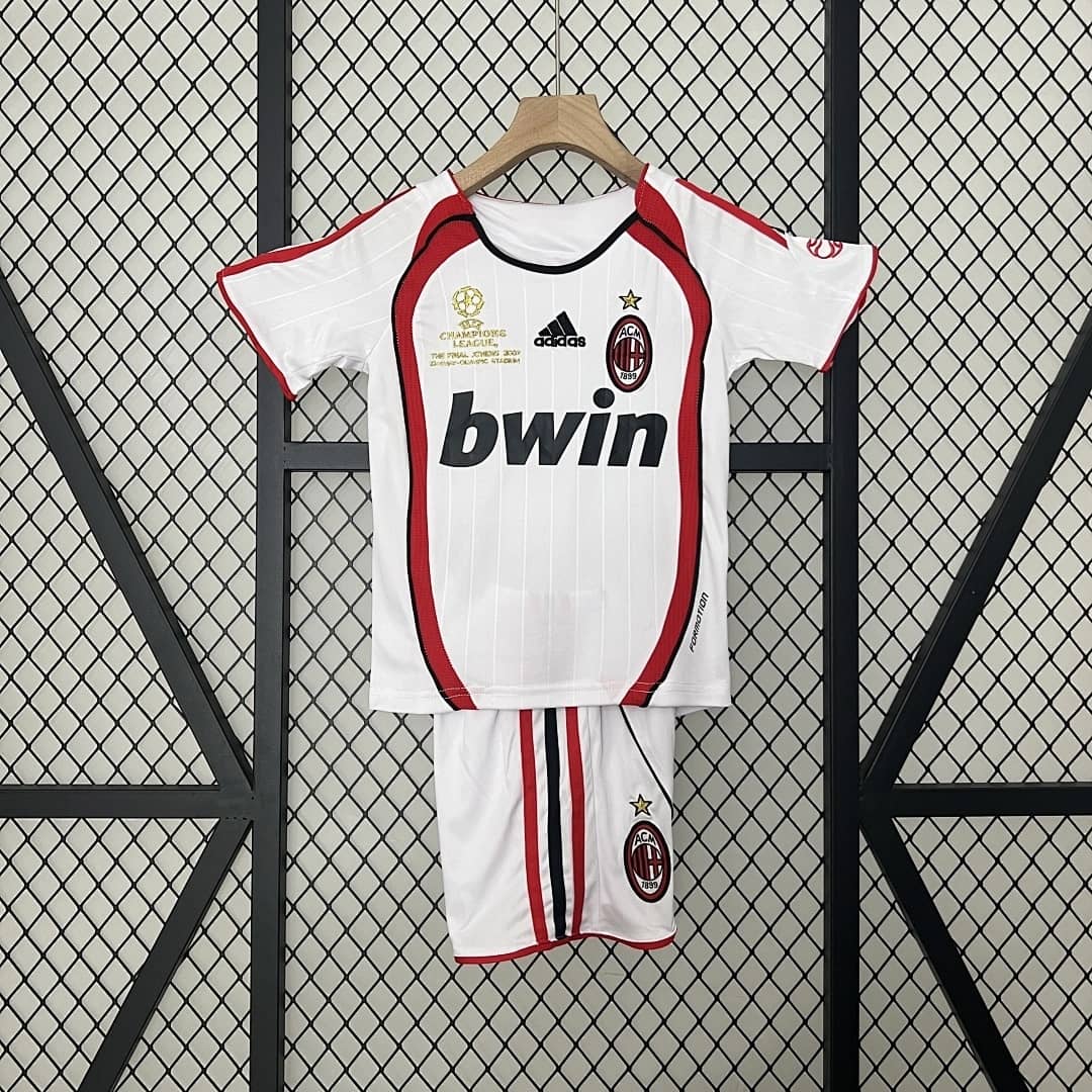Kit Crianca AC Milan Alternativa 2006/2007 Champions League