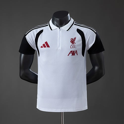 Polo de Treino Liverpool 2026/2027 Branco Versão Jogador - Vista 1