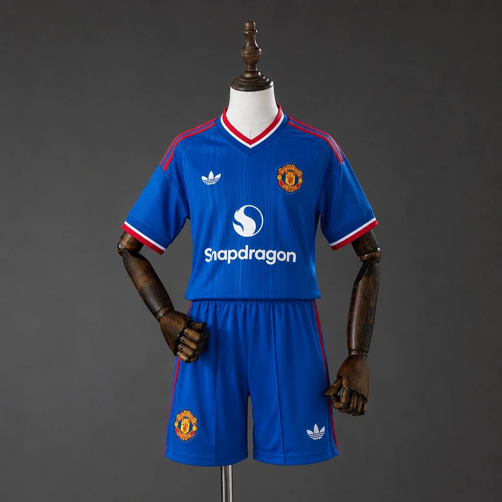 Kit Criança Manchester United 2026/2027 Alternativo - Vista 1