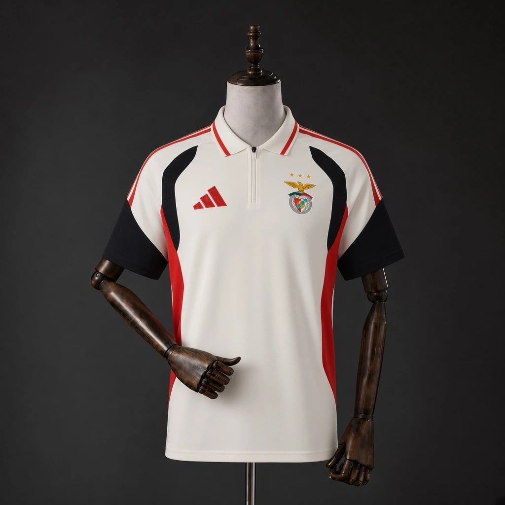 Polo Branco de Lazer SL Benfica 2026-2027 - Vista 1
