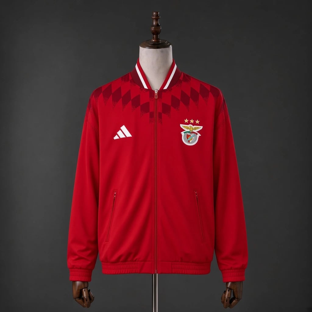 Casaco Vermelho Track Top SL Benfica 2026/2027 - Vista 1