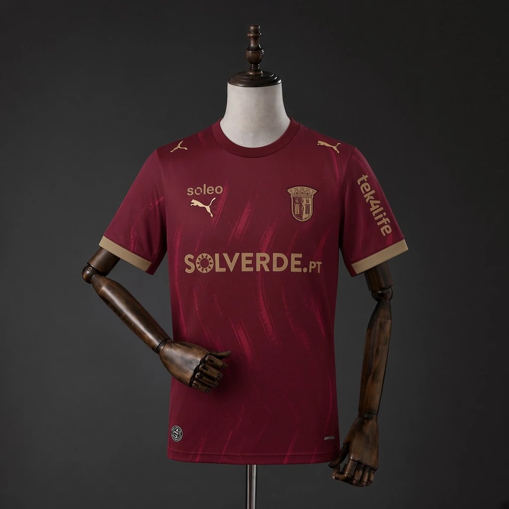 Camisola SC Braga 2026/2027 Alternativa Bordô - Vista 1