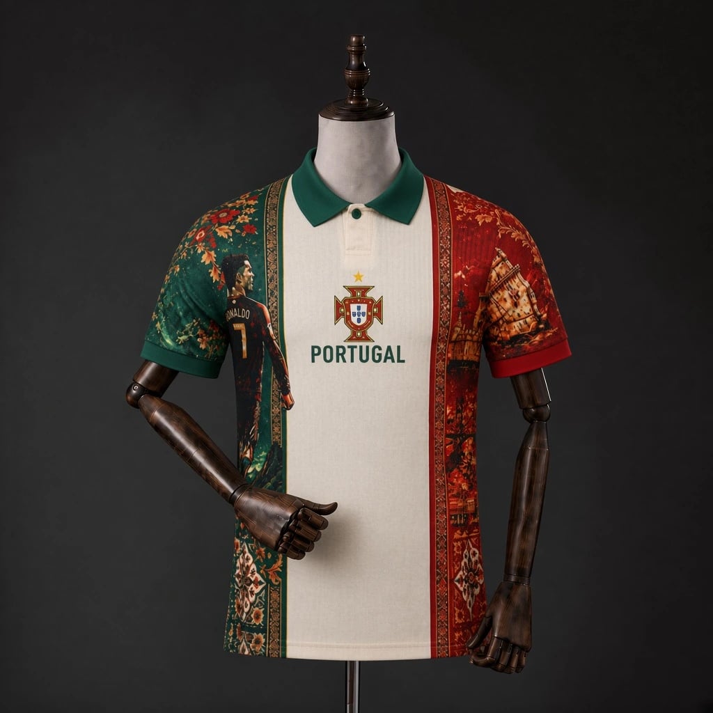 Camisola Portugal 2026 - Edição Especial - O Adeus - Vista 1