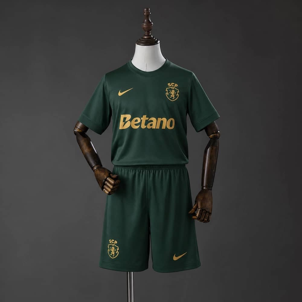 Equipamento Criança Sporting CP 2026/2027 Comemorativo 120