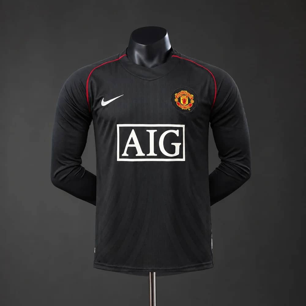 Camisola Alternativa Manchester United 2007/2008 (Versão Jogador)