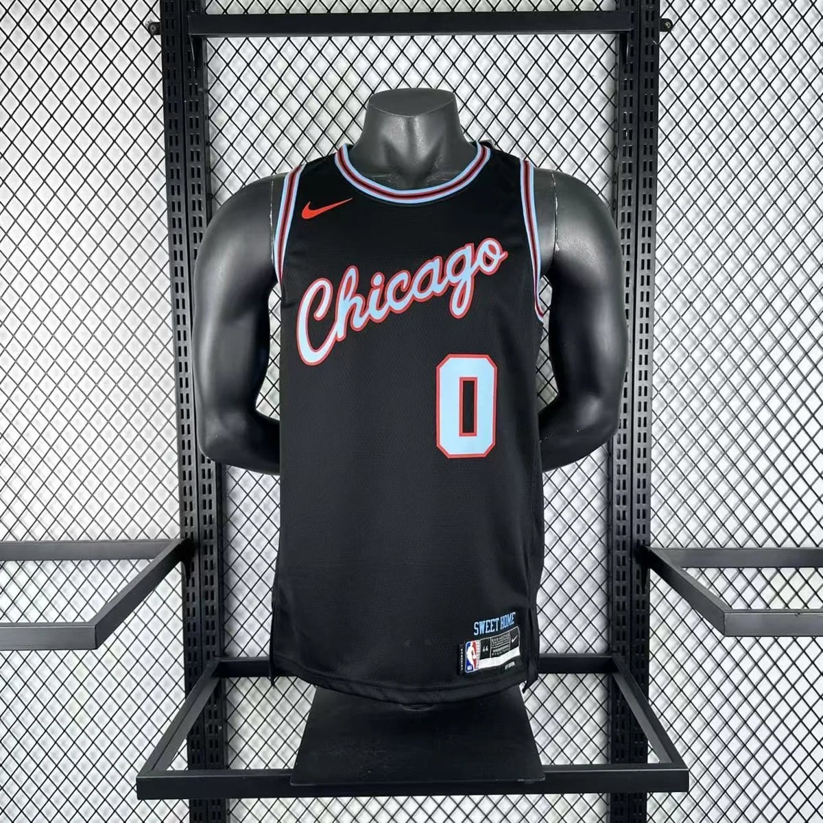 Camisola NBA Chicago Bulls City Edition 2025/26 - Coby White #0 - Vista 2