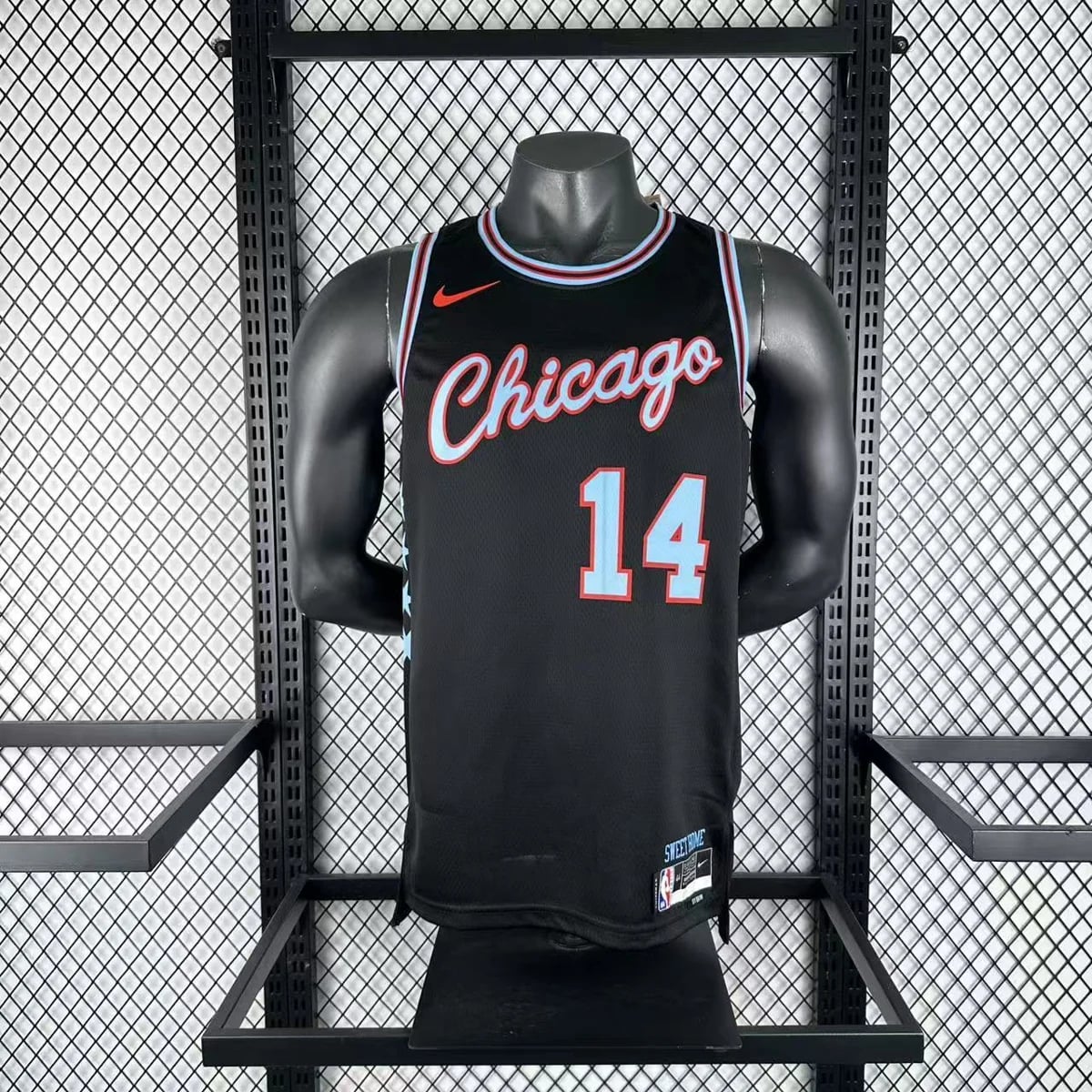 Camisola NBA Chicago Bulls City Edition 2025/26 - Matas Buzelis #14 - Vista 2