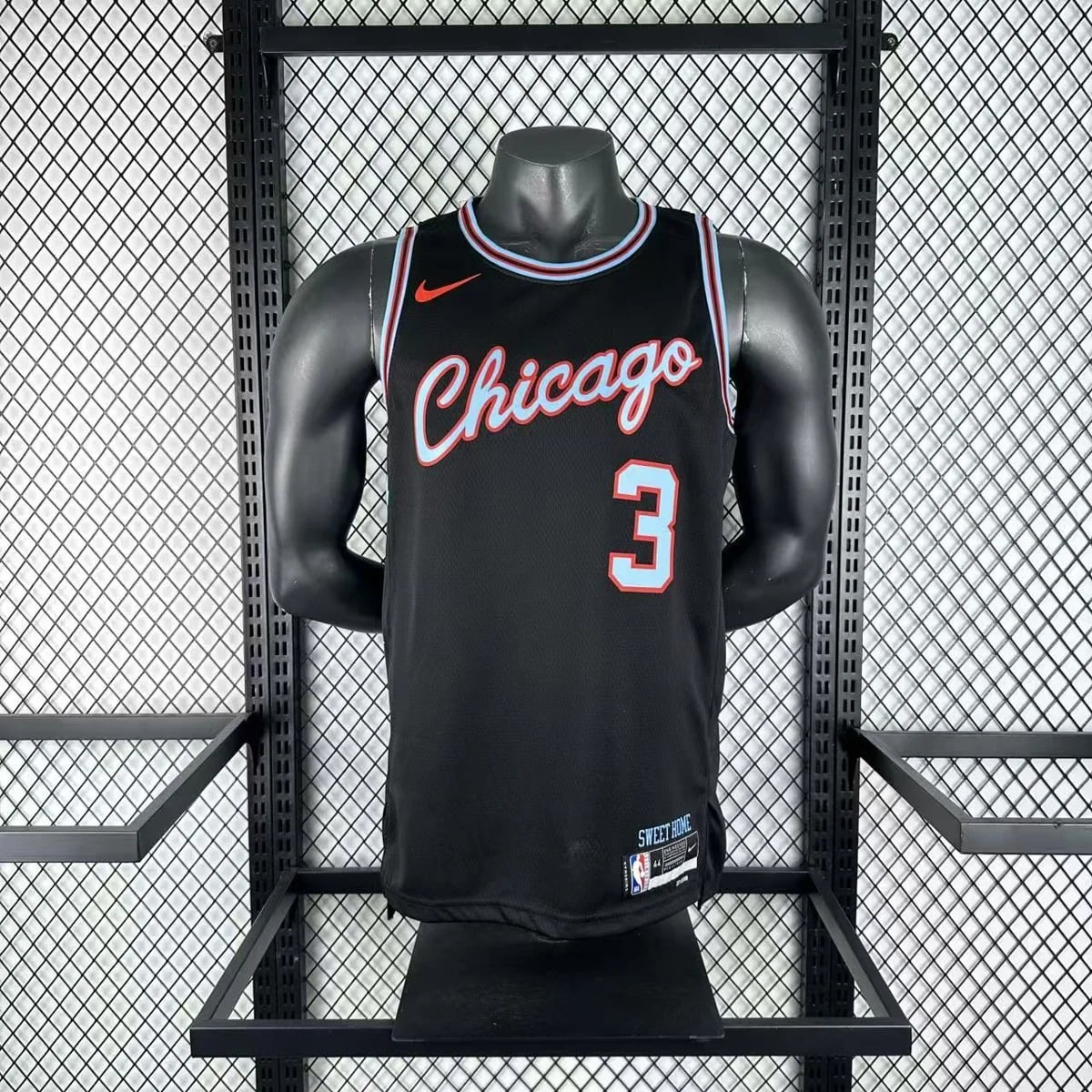Camisola NBA Chicago Bulls City Edition 2025/26 - Josh Giddey #3 - Vista 3