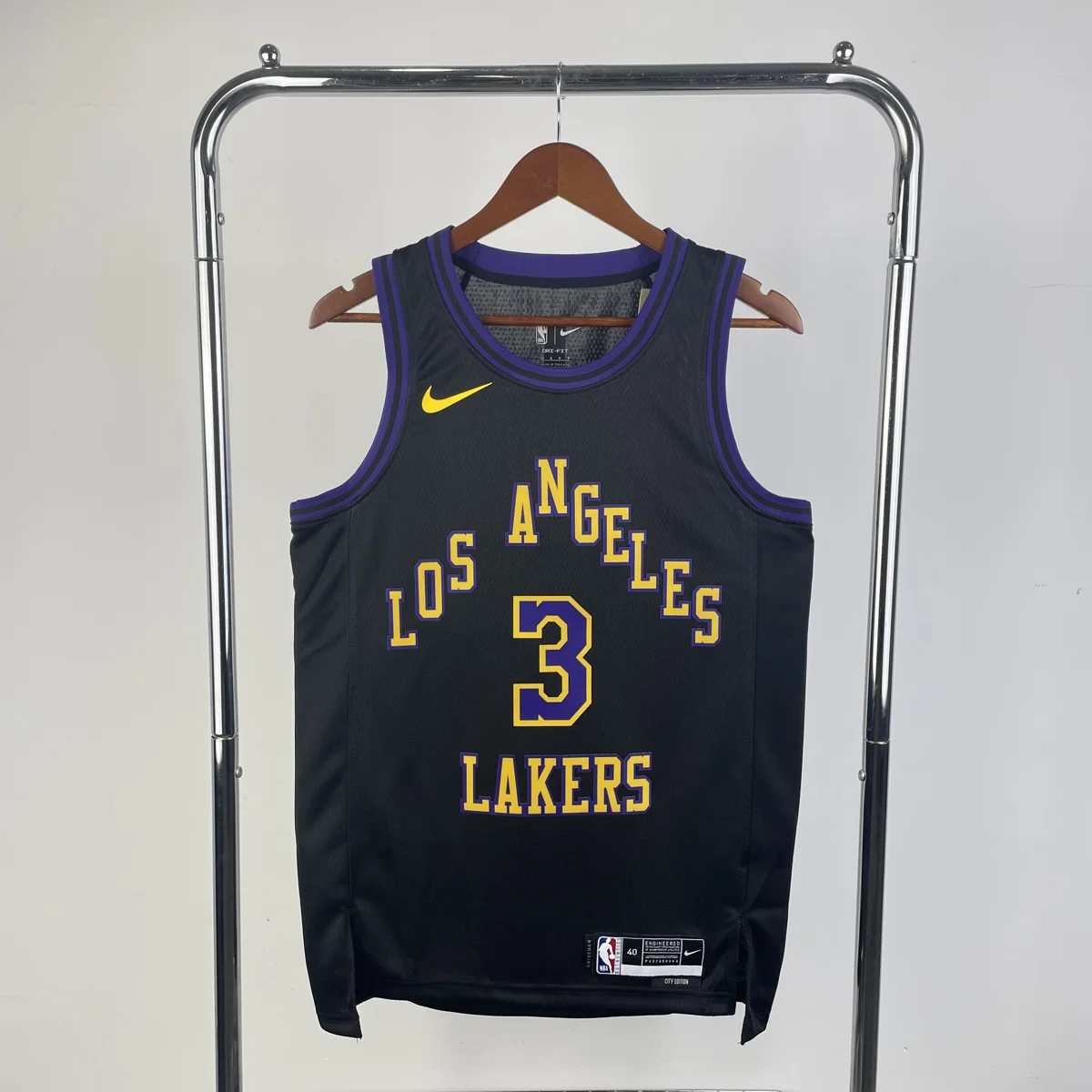 Camisola NBA Los Angeles Lakers City Edition 2025/26 - Anthony Davis #3 - Vista 2