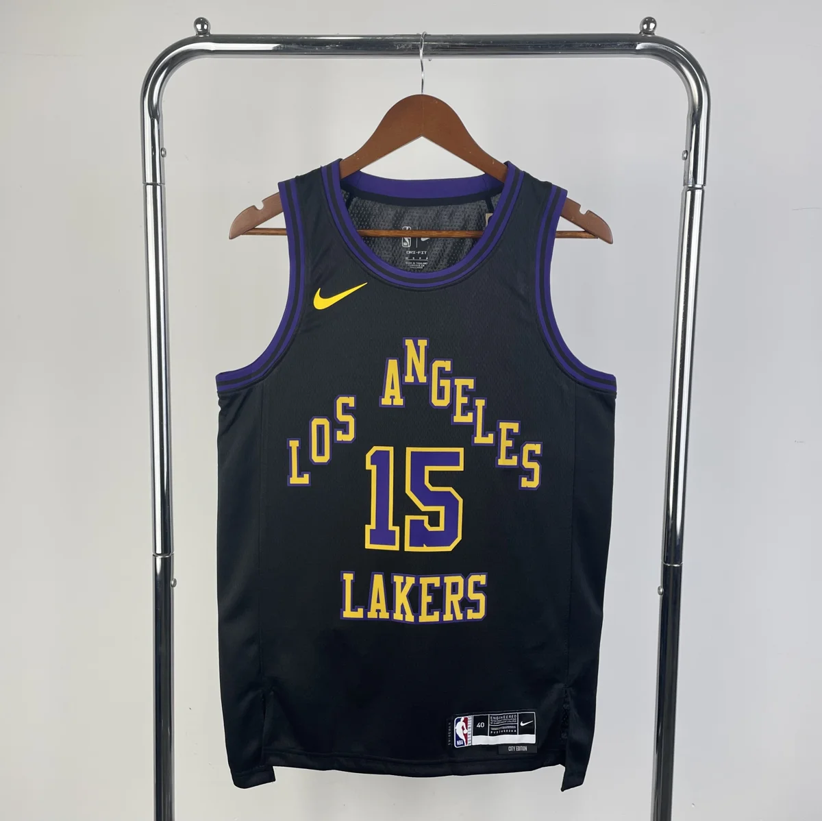 Camisola NBA Los Angeles Lakers City Edition 2025/26 - Austin Reaves #15 - Vista 2