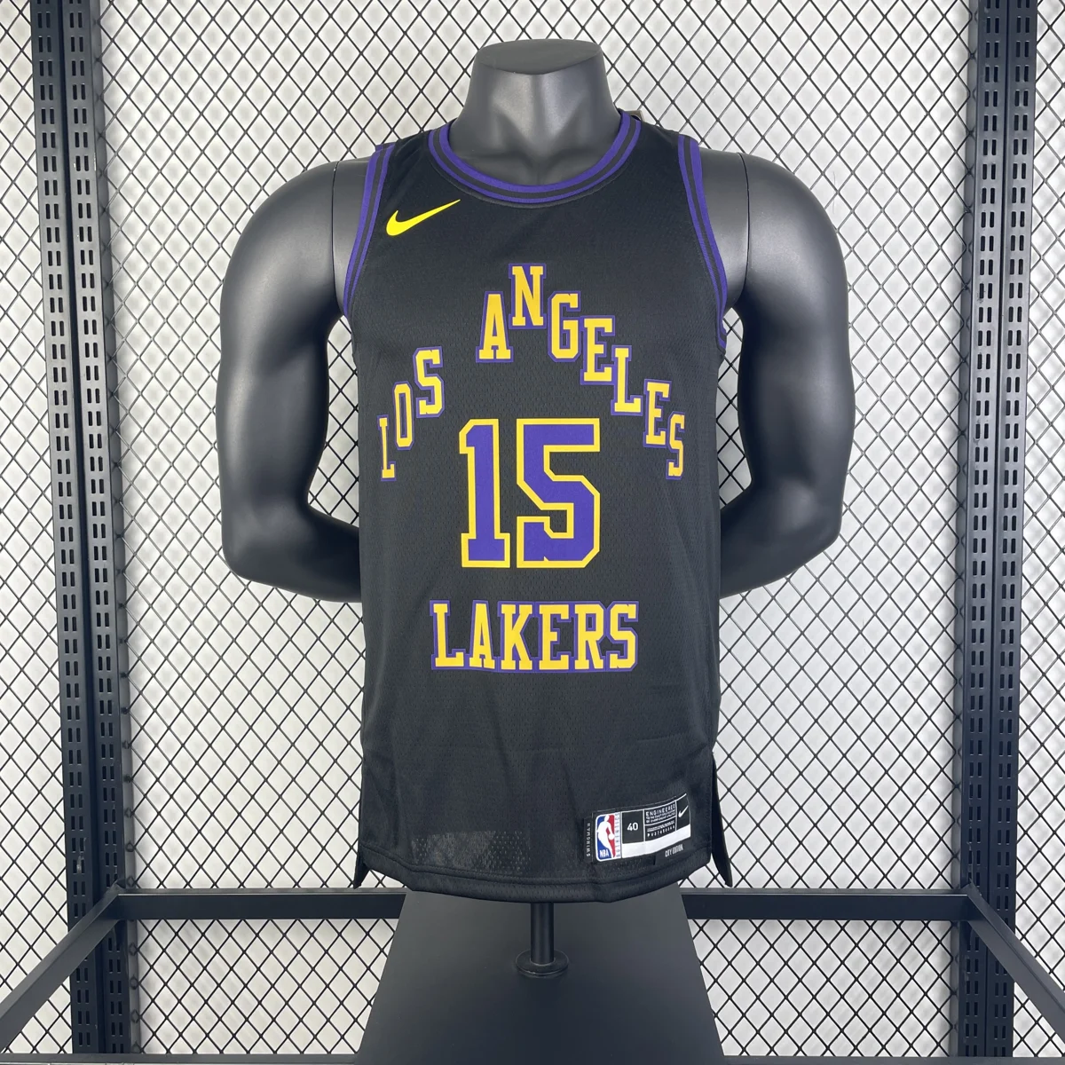 Camisola NBA Los Angeles Lakers City Edition 2025/26 - Austin Reaves #15 - Vista 3