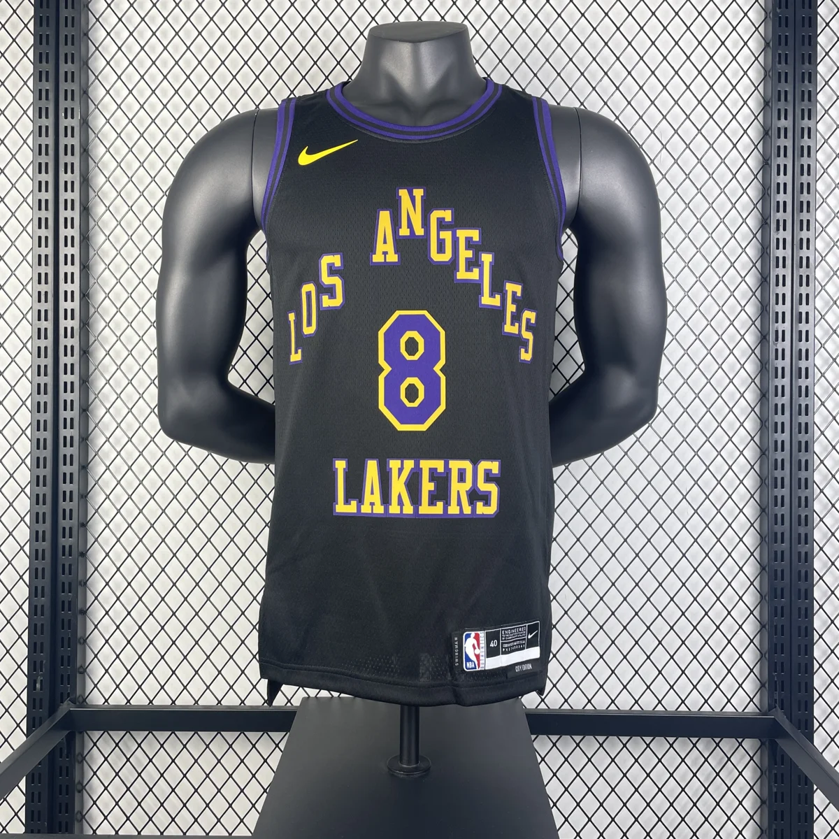 Camisola NBA Los Angeles Lakers City Edition 2025/26 - Kobe Bryant #8 - Vista 3