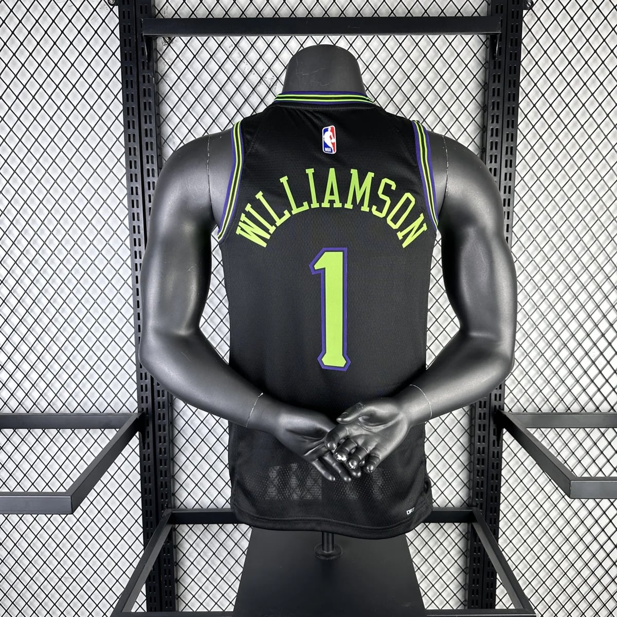 Camisola NBA New Orleans Pelicans City Edition 2025/26 - Zion Williamson #1 - Vista 3