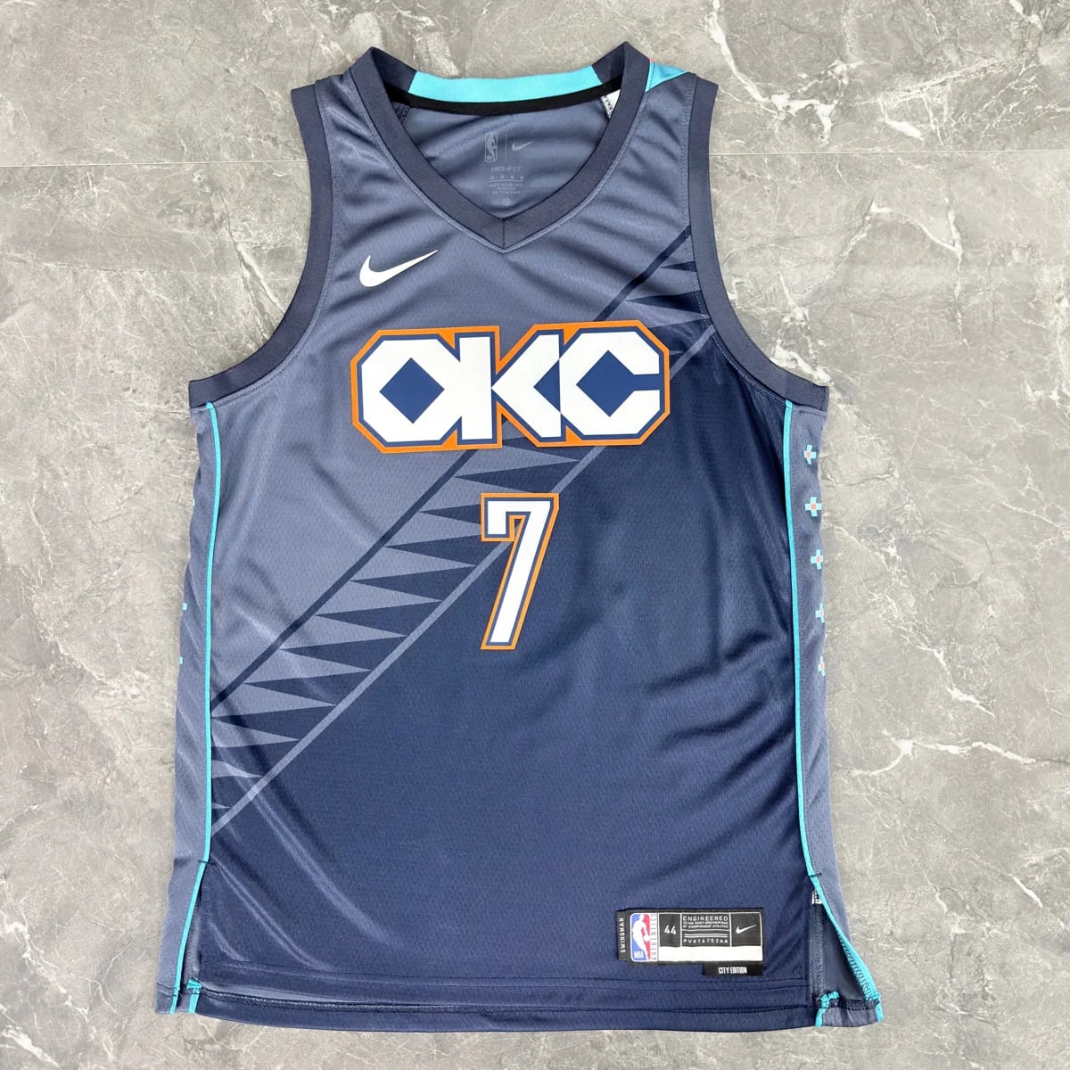 Camisola NBA Oklahoma City Thunder City Edition 2025/26 - Chet Holmgren #7 - Vista 3