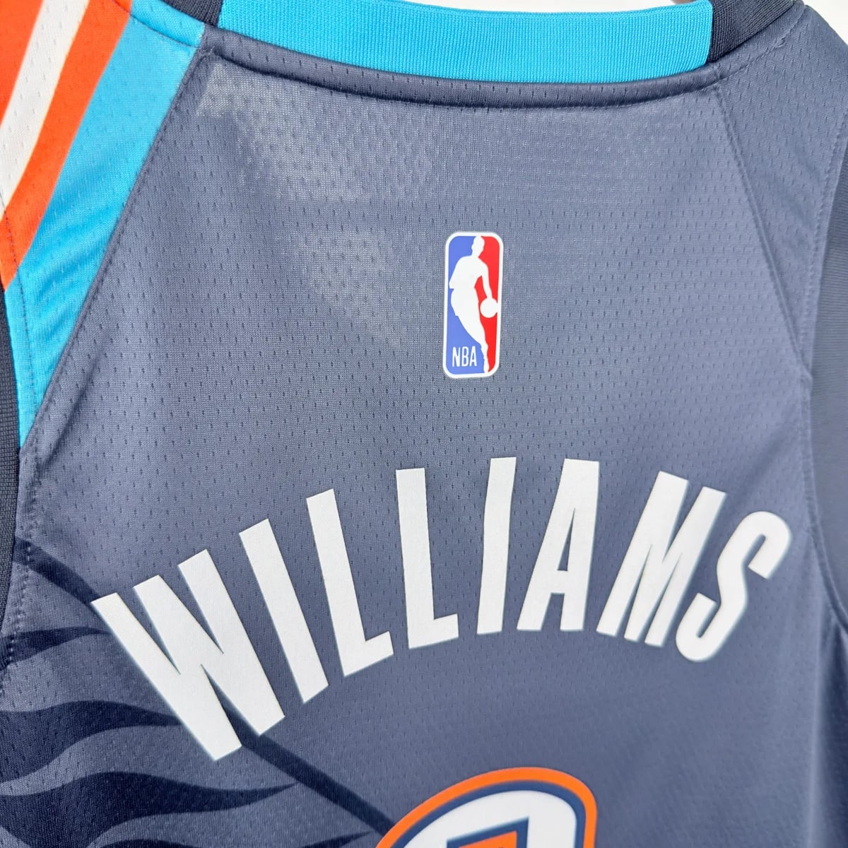 Camisola NBA Oklahoma City Thunder City Edition 2025/26 - Jalen Williams #8 - Vista 3