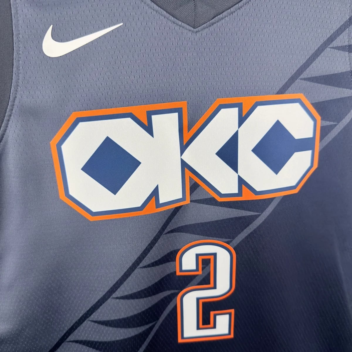 Camisola NBA Oklahoma City Thunder City Edition 2025/26 - Shai Gilgeous-Alexander #2 - Vista 3