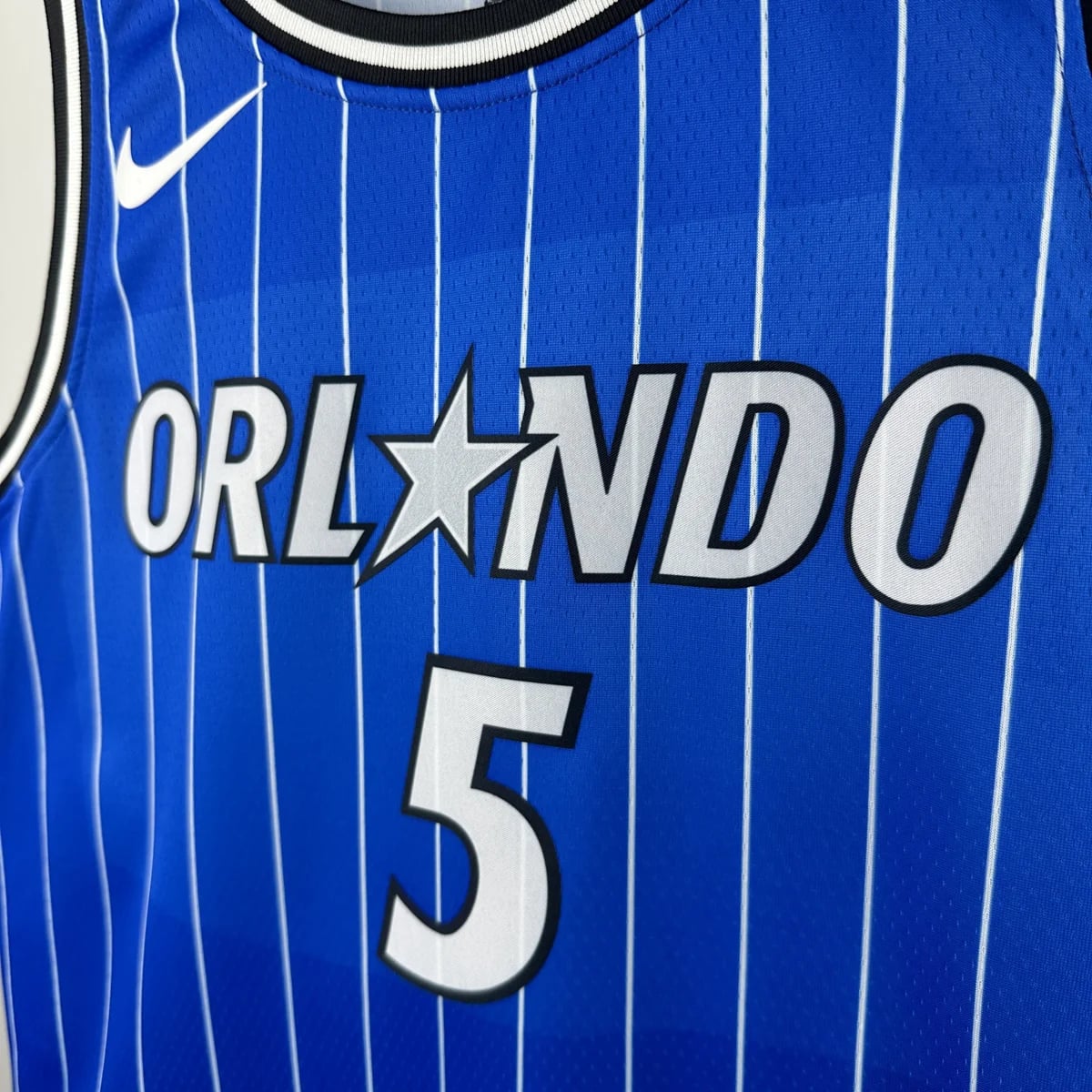 Camisola NBA Orlando Magic Alternativa Azul 2025/26 - Paolo Banchero #5 - Vista 3