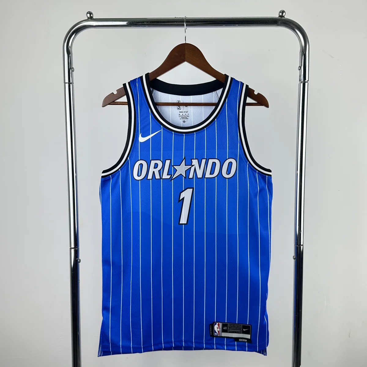 Camisola NBA Orlando Magic Alternativa Azul 2025/26 - Penny Hardaway #1 - Vista 2