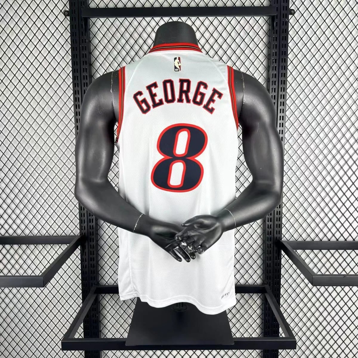 Camisola NBA Philadelphia 76ers Classic Edition Branca 2025/26 - Paul George #8 - Vista 1