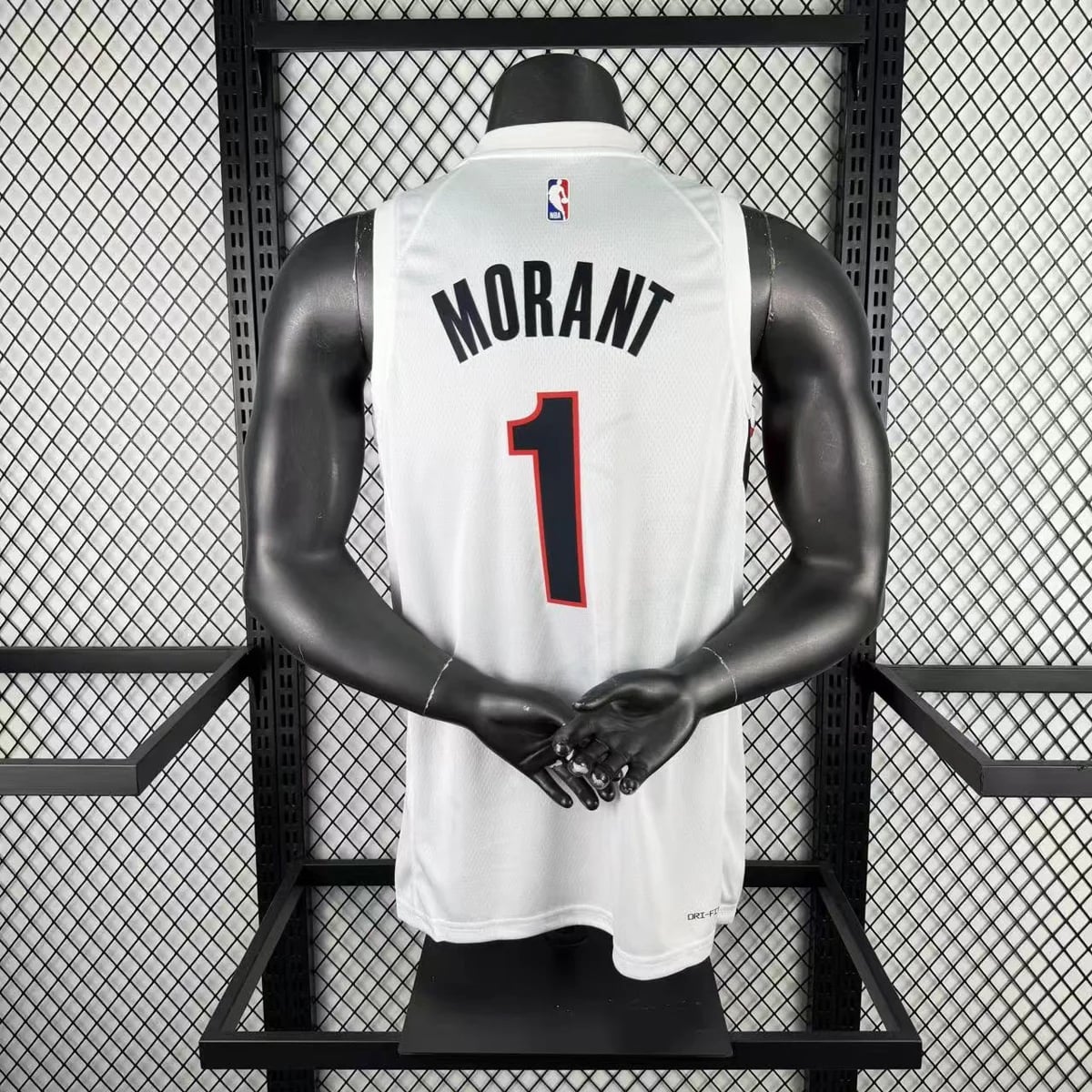 Camisola NBA Portland Trail Blazers Branca 2025/26 - Ja Morant #1 - Vista 1