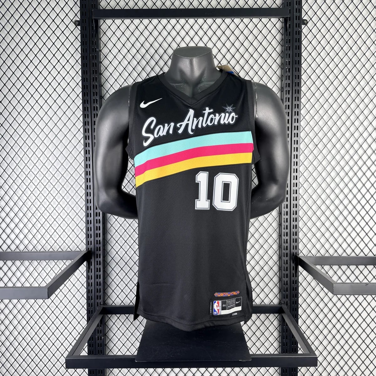 Camisola NBA San Antonio Spurs City Edition 2025/26 - Jeremy Sochan #10 - Vista 3