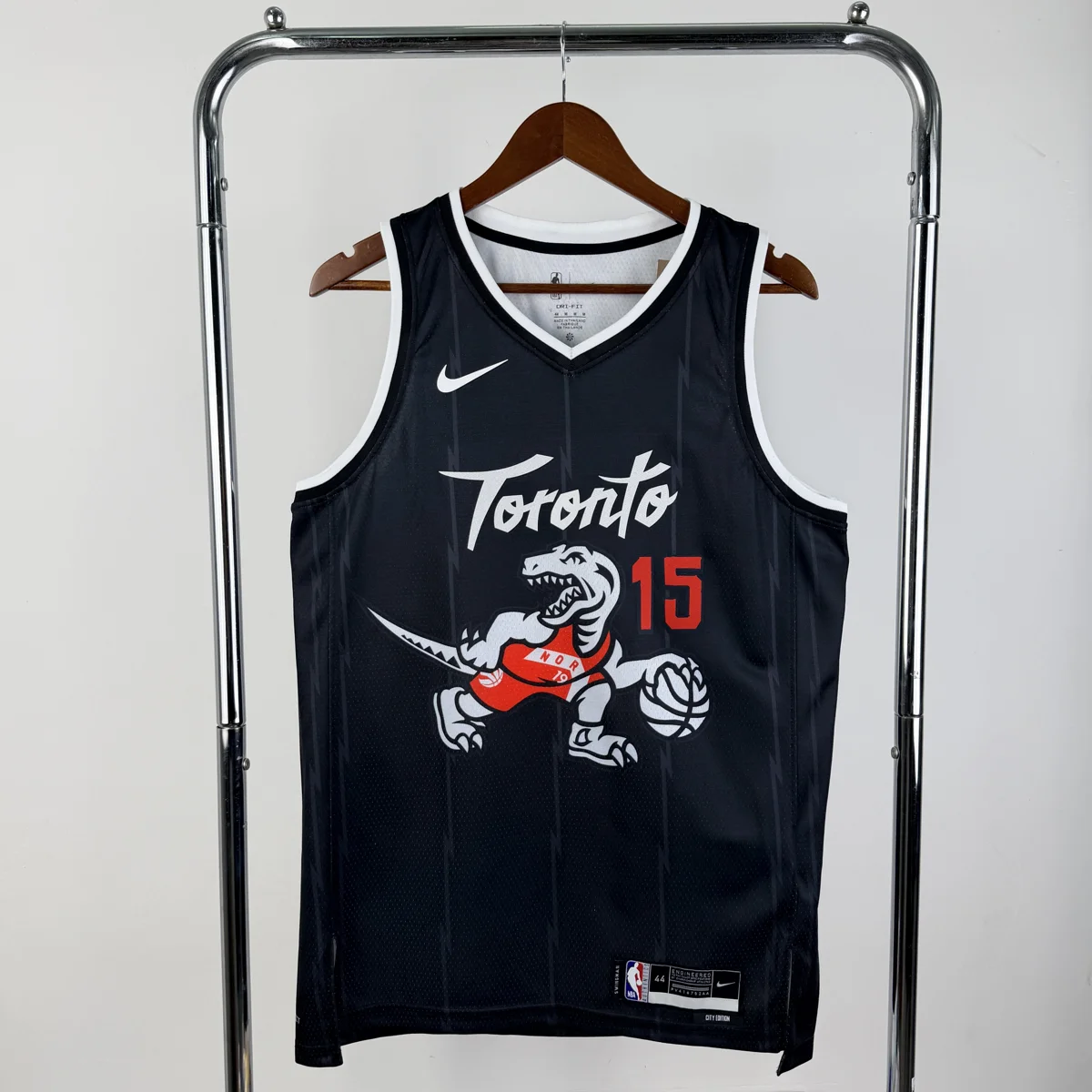 Camisola NBA Toronto Raptors City Edition 2025/26 - Vince Carter #15 - Vista 3