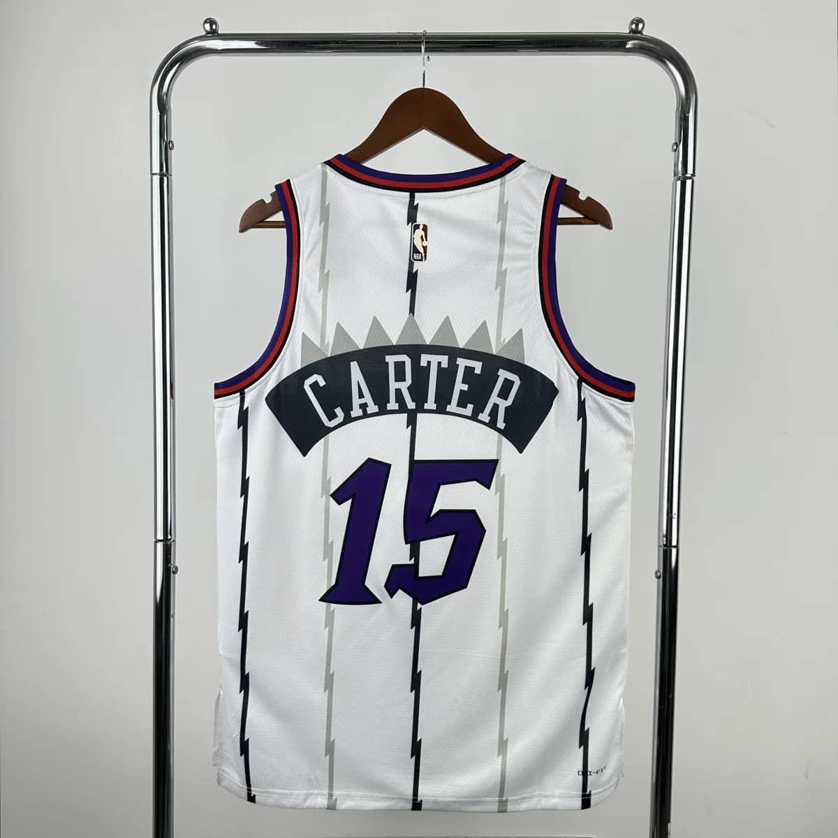 Camisola NBA Toronto Raptors Classic Edition Branca 2025/26 - Vince Carter #15