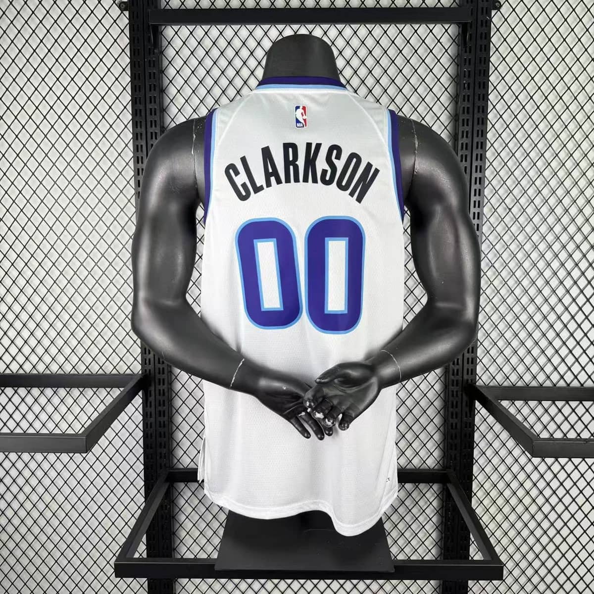 Camisola NBA Utah Jazz Branca 2025/26 - Jordan Clarkson #00