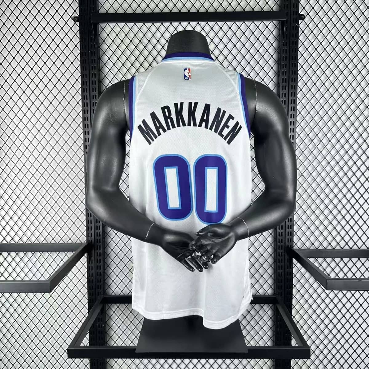 Camisola NBA Utah Jazz Branca 2025/26 - Jordan Clarkson #00