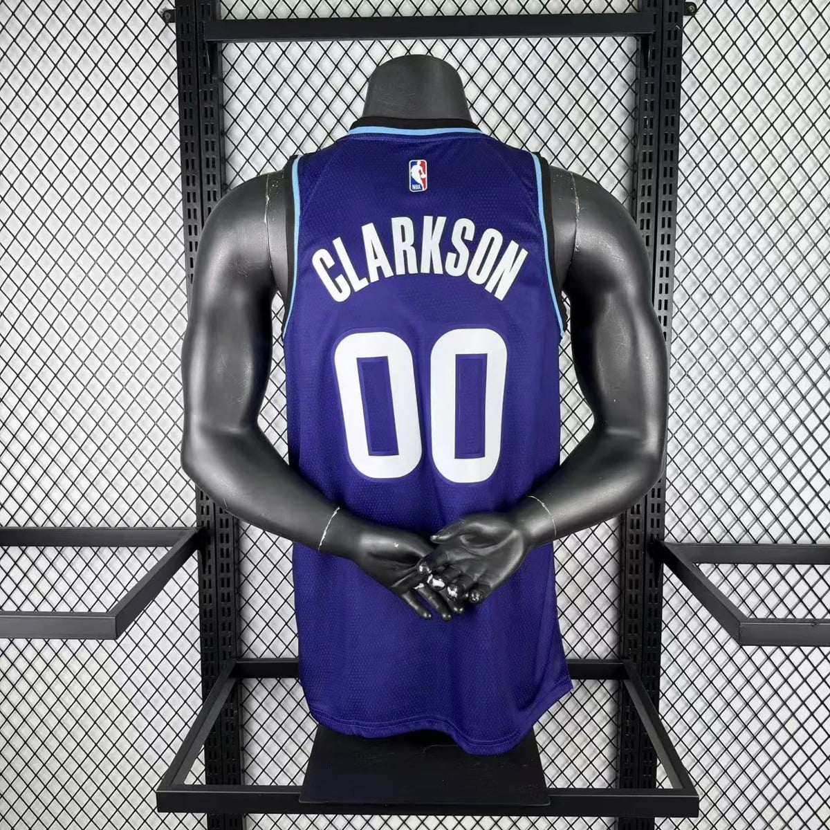Camisola NBA Utah Jazz Roxa 2025/26 - Jordan Clarkson #00 - Vista 1