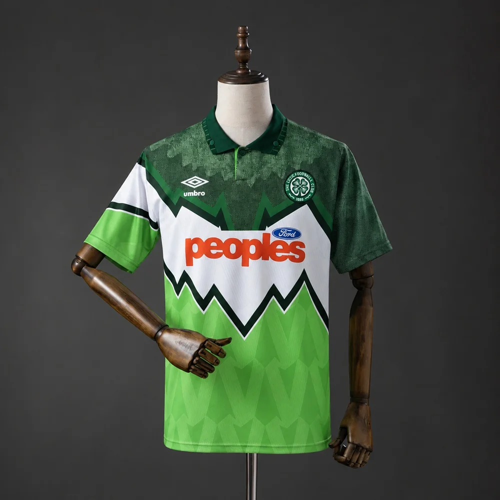 Camisola Principal Celtic 1991/1992 (Retro) - Vista 1
