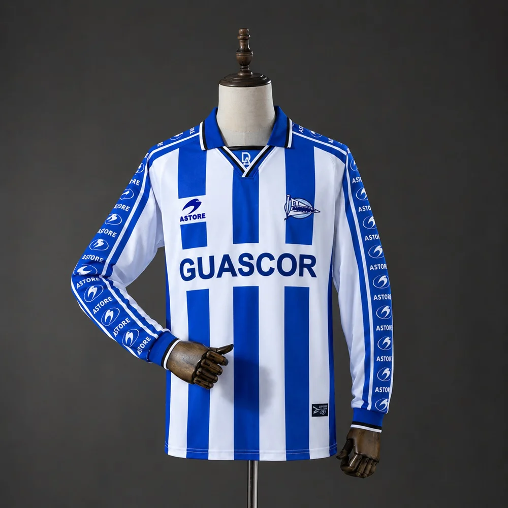 Camisola Principal Deportivo Alaves 1998/1999 (Manga Comprida, Retro) - Vista 1